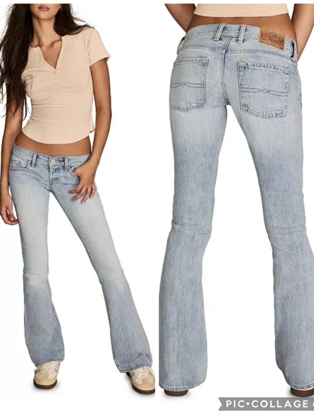 Lucky Brand Addison Superlow Light Wash Women's Bootcut Jeans Size 8/29 Reg